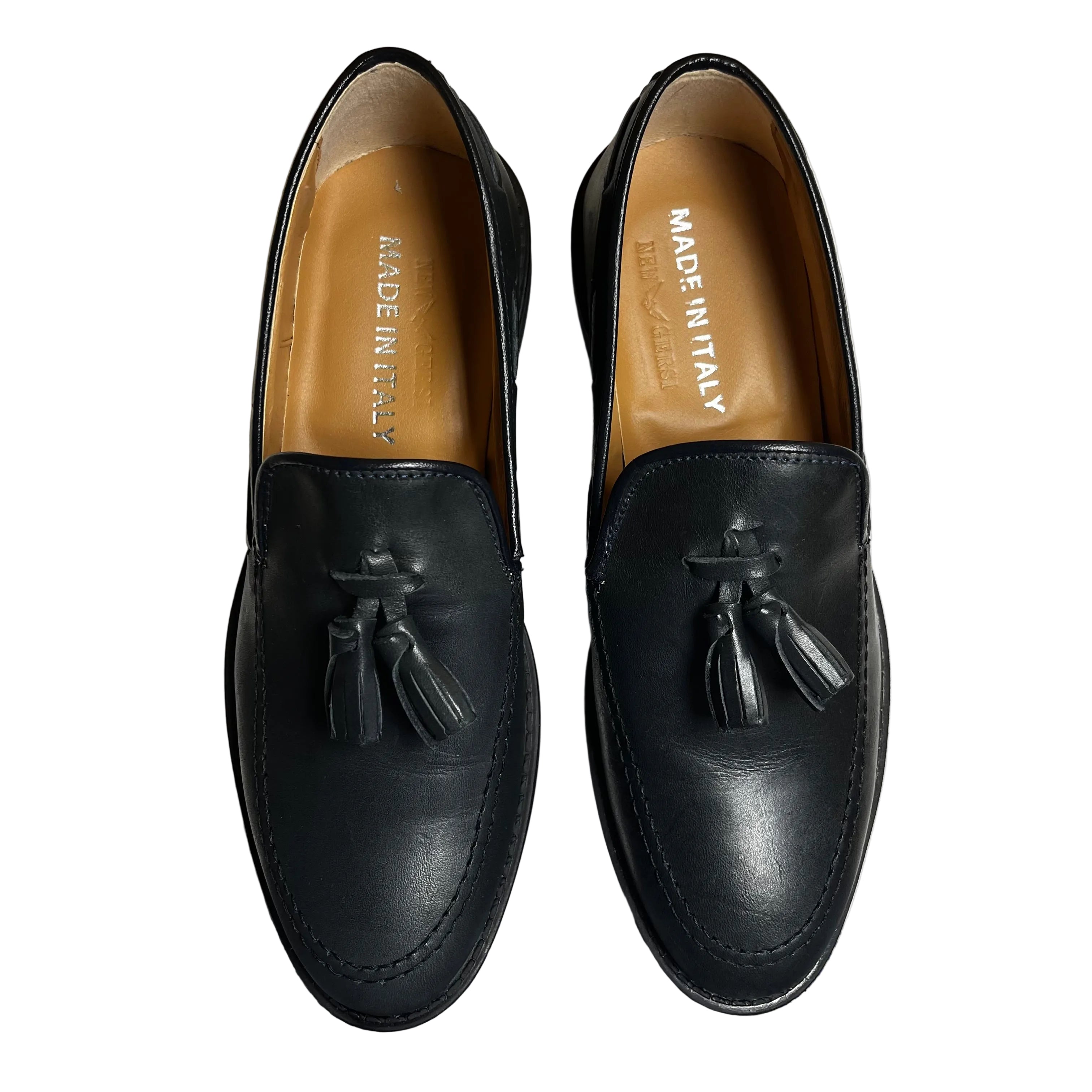 Mocassino Uomo Blu Navy in Pelle Made in Italy