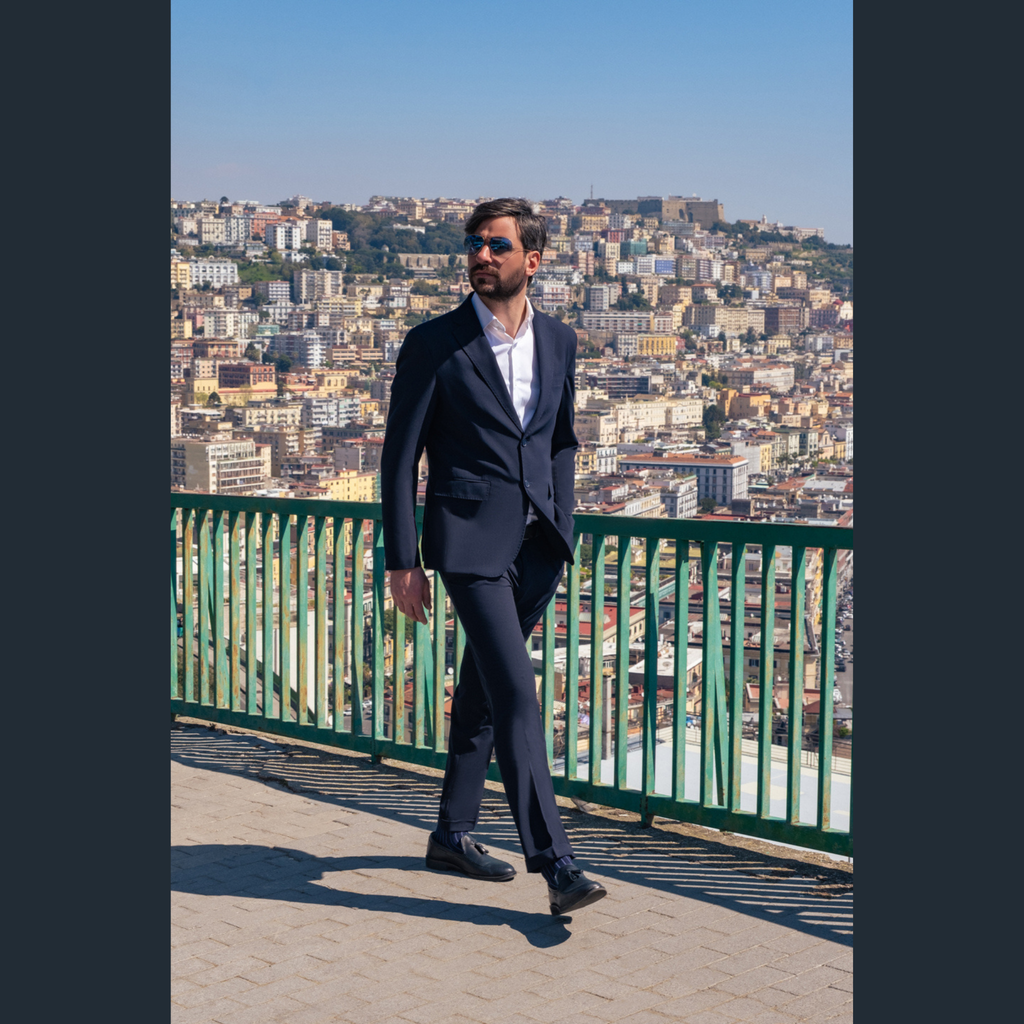 Abito Uomo Monopetto Blu Navy