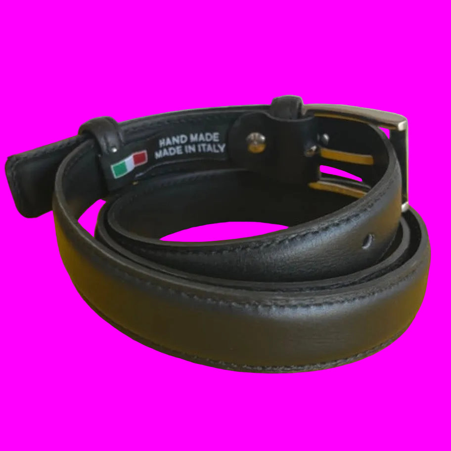 Cintura Donna Vera Pelle Nera New Gersi