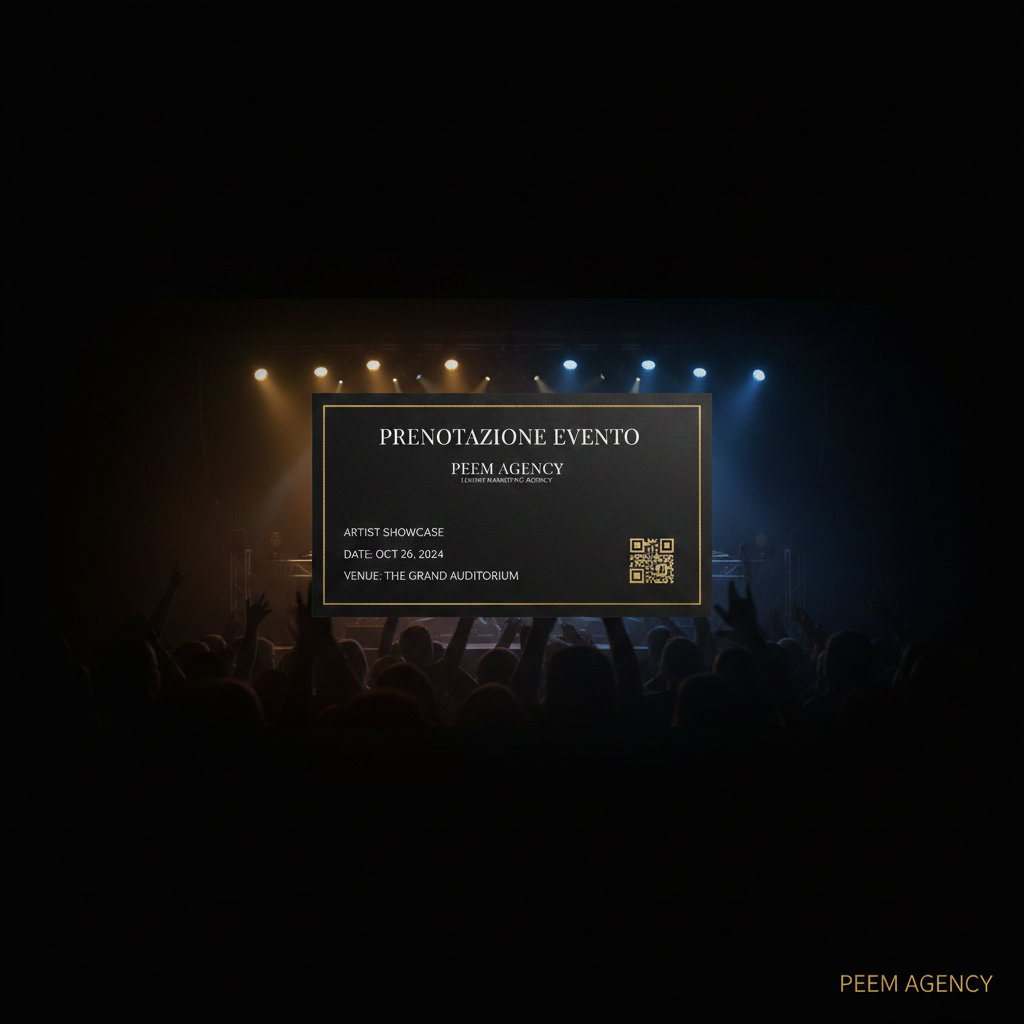 Prenotazione Evento – Peem Agency